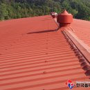 [용인 방수] 철제지붕 폴리우레아 방수공사 / 이마트 물류센터 이미지