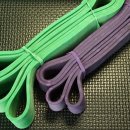 전신 근육 밴드 운동 이미지