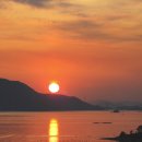 남해노을 이미지