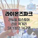 수원 역전시장주차장 출입구 앞 | 라팍 직관 후기 | 팀스토어 • 신상 먹거리 추천 • 스카이 상단 14구역 시야