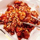 일행닭강정 떡볶이 수유점 | 미아동 오란다 닭강정 늘봄 신메뉴 추천 마늘떡볶이 양념 닭강정 수유역 치킨 맛집