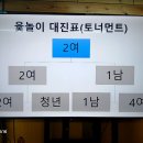 윷놀이 결승전 모습 이미지