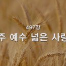 주 예수 넓은 사랑, 497장 이미지