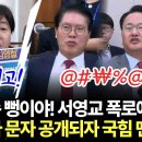 서영교 폭로에 김영철 검사 문자 공개되자 국짐 멘붕 이미지