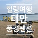 아침에풍경 | 태안 풍경펜션 후기｜무한리필 바베큐와 전기스쿠터까지 힐링 여행