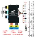 중국 제조회사_ 75450 84V 고전류 450A ESC 베이스 Vesc 수냉식 인클로저 E-포일 파이팅 로봇 서핑보드 AGV 로봇용 이미지