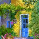 유화로 그리는 아름다운 풍경 이미지