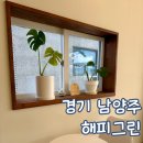 남양주 카페 조용한 덕소 카페 해피그린