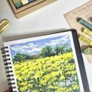 오일파스텔로 그리는 풍경화 | 오일파스텔로 그리는 봄풍경화,파브리노미니스케치북