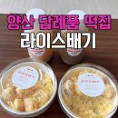 라이스문 | 양산 단호박 인절미 맛집! 답례떡 추천 라이스배기 내돈내산 후기