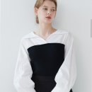 휠라 아페쎄 실버문/으네 뷔스티에 니트 셔츠/라이크유 티롭 트임 샌드중청 일자데님