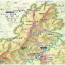 《지리산 남원 바래봉1165m》산행지도 이미지