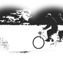 아버지와 자전거 이미지