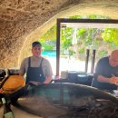 LAS(라스) | [신혼여행] 칸쿤 스칼렛아르떼 동굴식당 라스쿠에바스 Las Cuevas 선데이브런치 후기