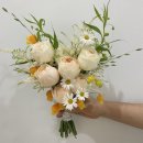 [이주의정원] 본식 부케, 혼주코사지, 부토니에 후기 (+파티웨딩유 부케, 서브부케)