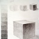 소묘와 수채화 이미지