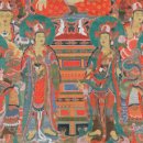 용흥사 삼불회 괘불탱 이미지