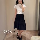 멋쟁이 세탁 | [COS 코스] 신상 3종 피팅 후기 : 슬림 티셔츠, 플리티드 쇼츠, 스모킹 스커트까지
