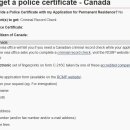 EE 서류 중 Canadian criminal record check 캐나다 범죄 경력 조회서에 관해서 (부제: 글 함부로 삭제 하지맙시다.) 이미지