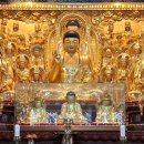 마하사 대웅전 석조석가여래삼존상 이미지