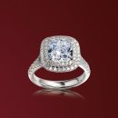 보석감정 보석디자인 3캐럿 D톤 다이아몬드 반지 이미지