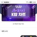 K-탑스타에서 가수님 k-trot K탑 차트에서 일등 하셨어요 이미지