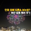 시간낭비 요요쇼 | 부산 뚜벅이 2일차 코스: 인파 피해서 드론쇼 보는 요트 명당&amp;스카이캡슐 예약 팁