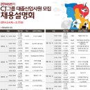 [속 보] CJ그룹 2014 상반기 대졸 신입사원 채용설명회 일정확인! 이미지