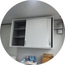 안정1길 | 회사 탕비실 수납 확장! 슬라이딩 선반 설치 작업 후기