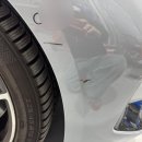 화성자동차공업사 | BMW 3시리즈 가드레일 접촉사고 후기 | 화성 자동차외형복원R&C 범퍼 전체 도색