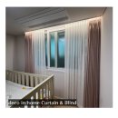 감성꽃자수 | 창원 반림동 노블파크 31평 감성+기능 다 잡은 커튼 시공 후기｜데코인홈 커튼 블라인드