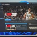 2K25 스팀판 프리오더 설치하고 있네요! 이미지