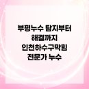 혜당생활과학부평지점 | 부평누수 탐지부터 해결까지 인천하수구막힘 전문가 누수