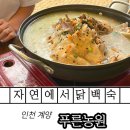 푸른산농원 | 계양 푸른농원 아이와 자연에서 닭백숙 먹고 힐링데이