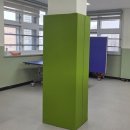 2101 | 용인 신갈중학교 기둥보호대 설치 사례 │ 학교 실내 안전시설 개선 시공 후기