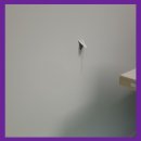 수내동 동아빌라 2동 | 실크 벽지 책상 모서리 찍힘 자국 부분 보수