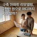 셀럽도기 | 구축 아파트 리모델링, 2천만 원 예산으로 신혼집 꾸미기