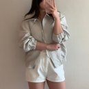 167 | 릴리코츠 마일 봄버 자켓 재입고 167cm 착용 후기, 색감 이쁜 봄 블루종 추천!