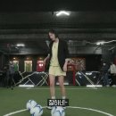 구척장신(한혜진, 이현이) vs 제시(축구 한번도 안해봄) 일대일 결과.gif 이미지