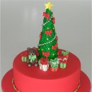크리스마스 케이크 만들기 이미지