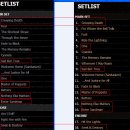 메탈리카 예습리스트 및 때창 뽀인트 이미지