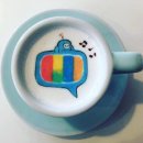 라떼아트 이미지