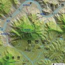 악견산, 금성산, 의룡산 등산지도(경남 합천) 이미지