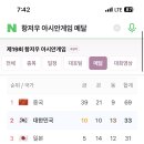 아시안게임 우리 지금 2위네 이미지