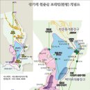 장가계 지도 / 천문산 지도 / 장가계 천문산 트레킹 개념도 이미지