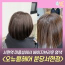 소화빌딩 | 서현역미용실 소화실장 베이지브라운 염색 잘하는 오뉴월헤어 후기