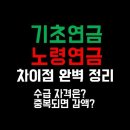 기초연금 노령연금 정리 이미지