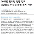 BGF리테일 : 2025년 편의점 경쟁 강도 고려해도 안정적 이익 증가 전망 이미지