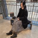 데일리-룩 | 겨울 데일리룩 애착템 소다 여자 부츠 후기
