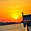 노을바다풍경 이미지